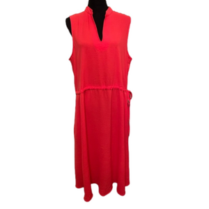 ANNE KLEIN SALMON PINK DRESS SIZE 14 NEW WITHOUT TAG